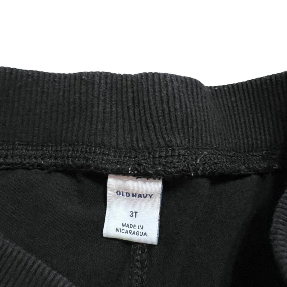 Old Navy 3T Black Knit Shorts